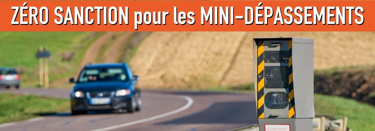 Zéro sanction pour les mini-dépassements